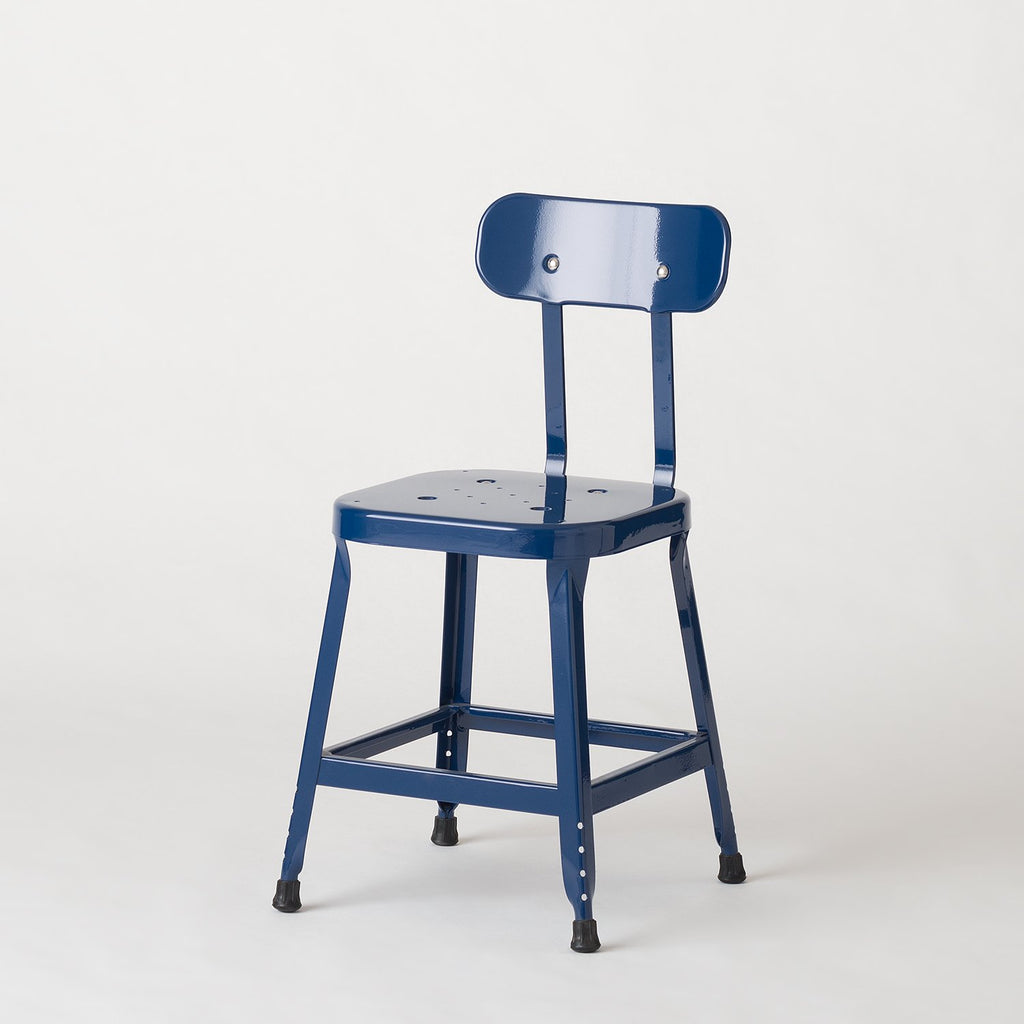 Schoolhouse Utility Stool 18"::navy blue::hover