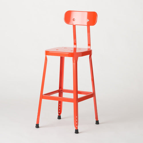 Schoolhouse Utility Stool 26"::persimmon::hover