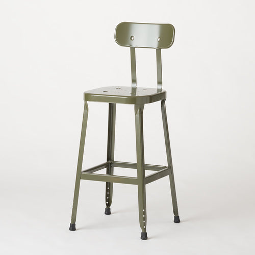 Schoolhouse Utility Stool 26"::sergeant green::main