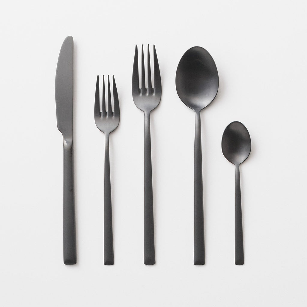 Elevated Flatware::Matte Black::Main