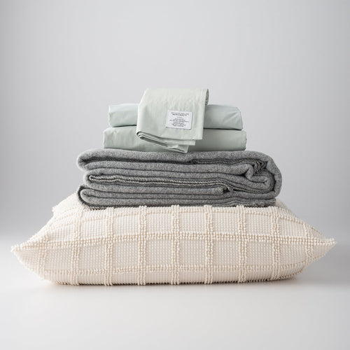 Popcorn Grid Euro Pillow Sham