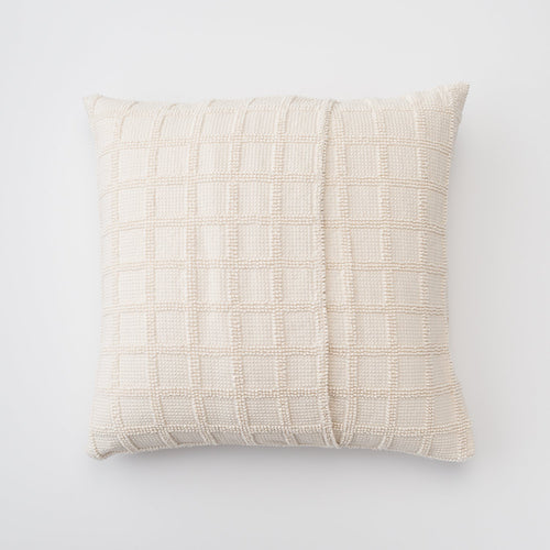 Popcorn Grid Euro Pillow Sham