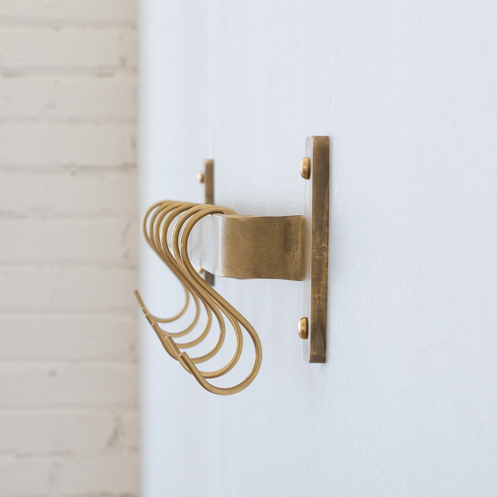 Nicolai Utility Rail - Natural Brass