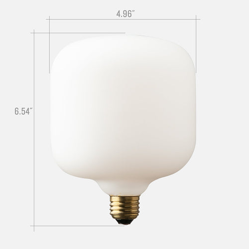Drum Matte Porcelain LED Bulb