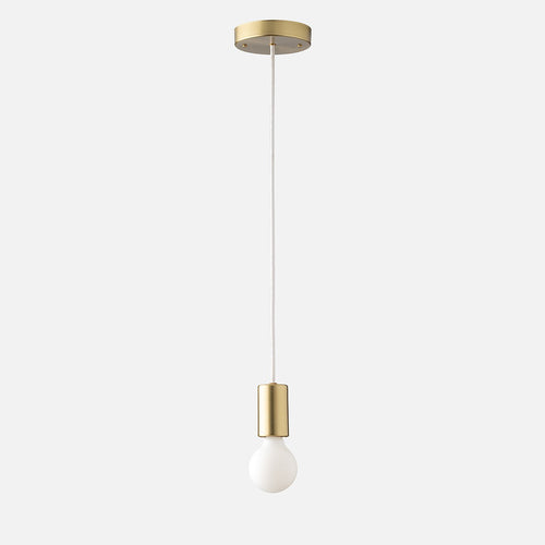 Cylinder Pendant::natural brass::hover