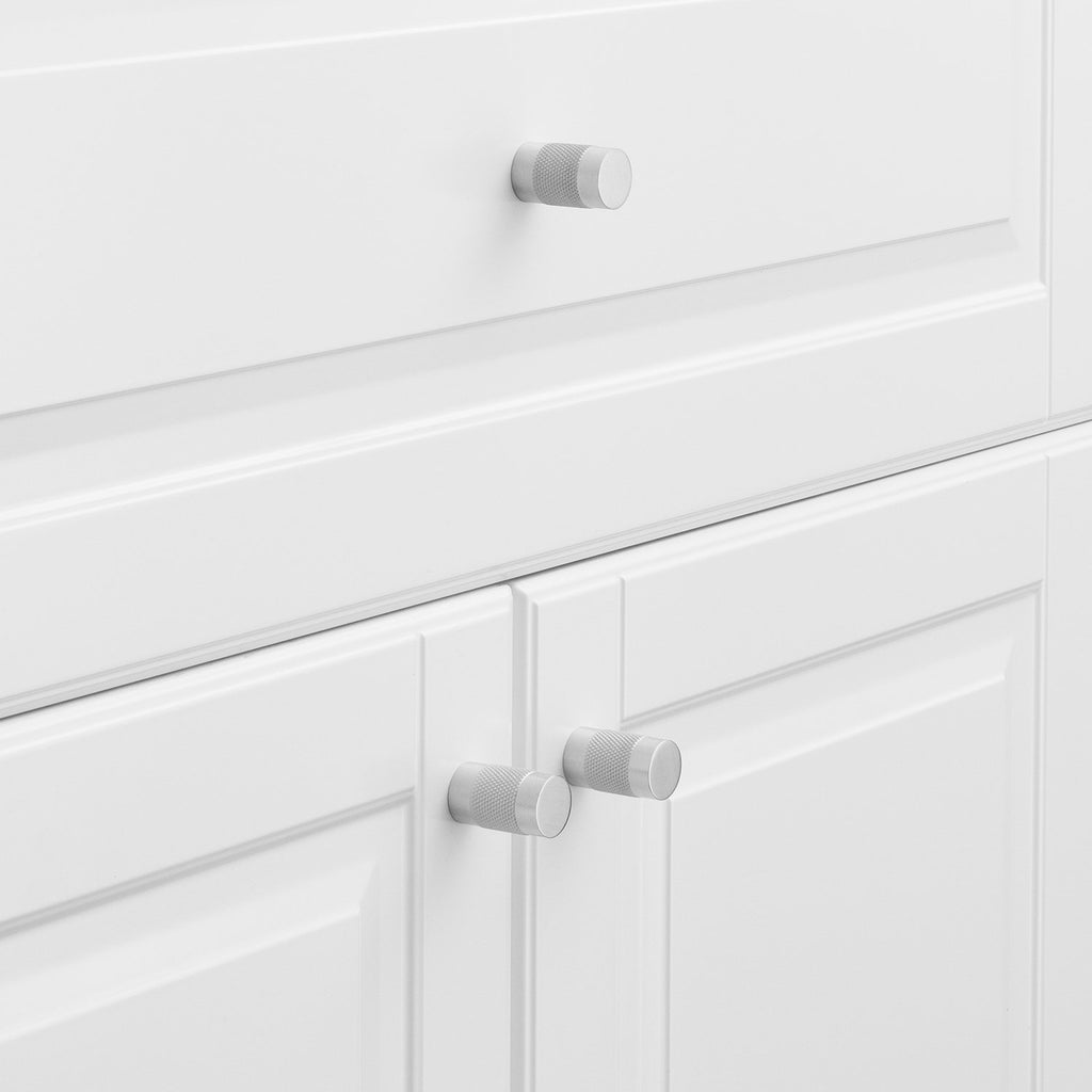 Knurled Knob::satin nickel::hover