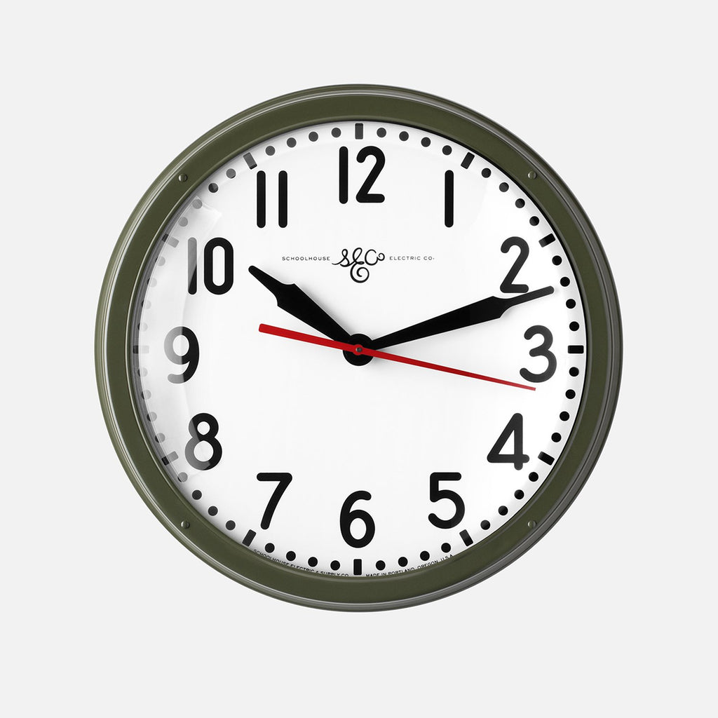 Schoolhouse Electric Clock::Sergeant Green::Main