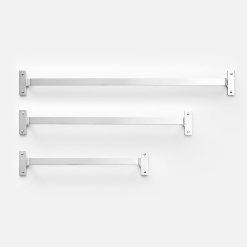 Nicolai Towel Bar::polished nickel::hover