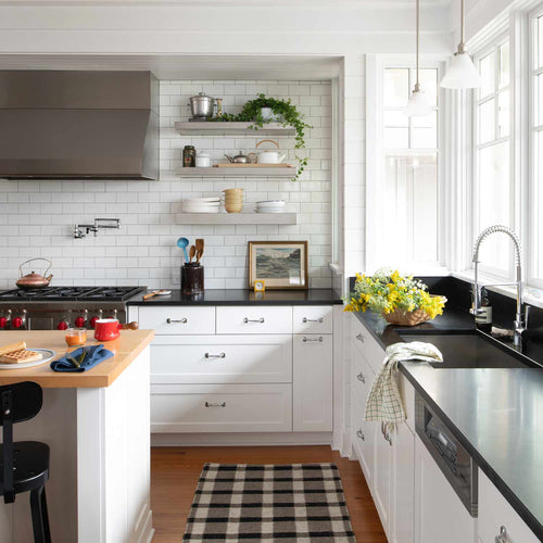 Cotton Grid Stitch Tea Towel