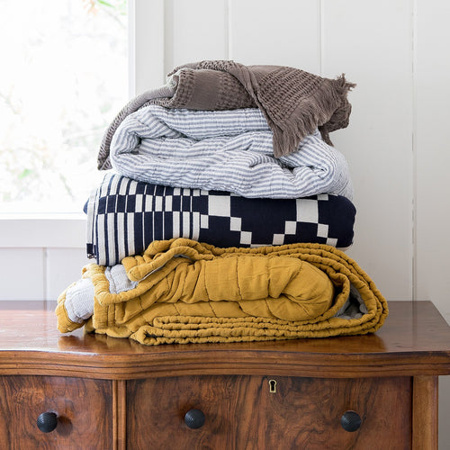 Diamond Ticking Quilt