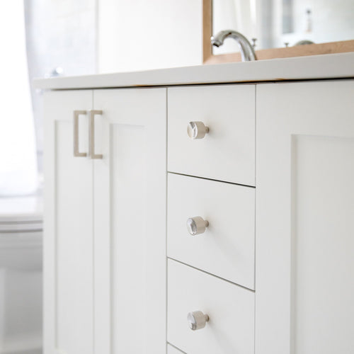 Mid Century Knob::satin nickel::hover