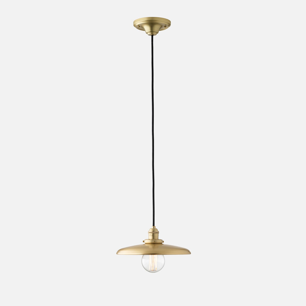 Agnes 2.25" Pendant - Natural Brass