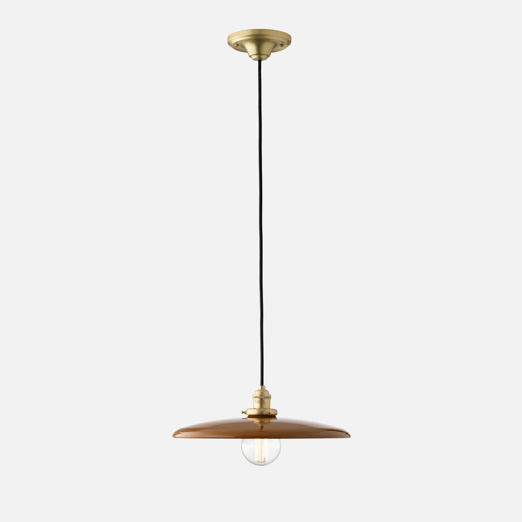Agnes 2.25" Pendant - Natural Brass