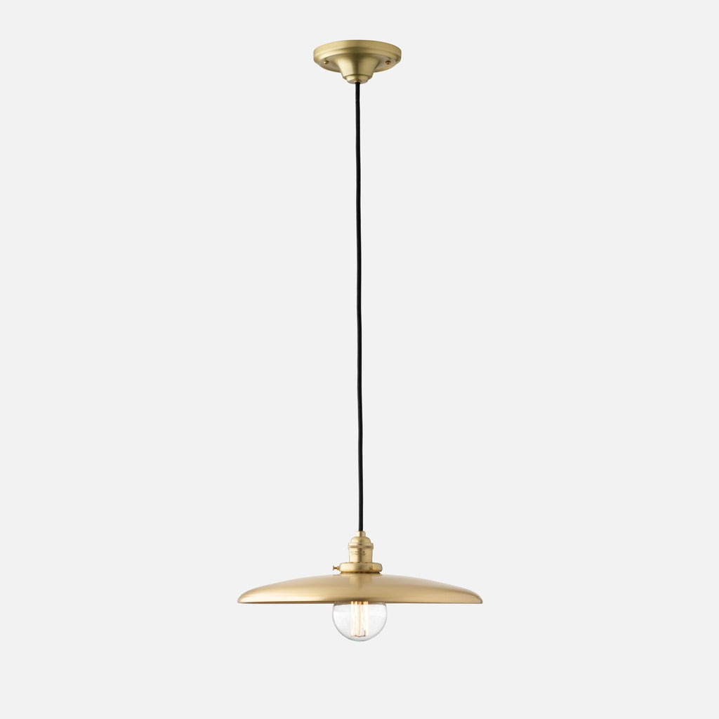 Agnes 2.25" Pendant - Natural Brass