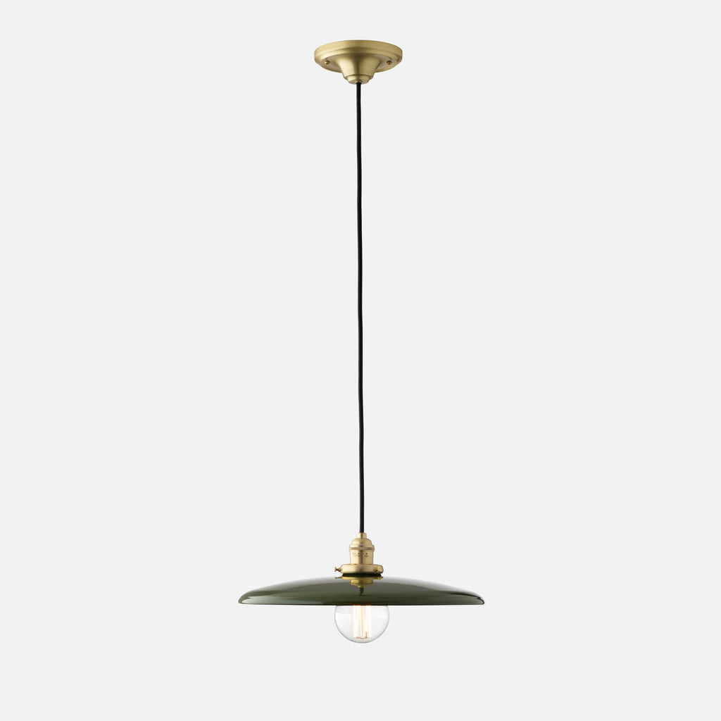 Agnes 2.25" Pendant - Natural Brass