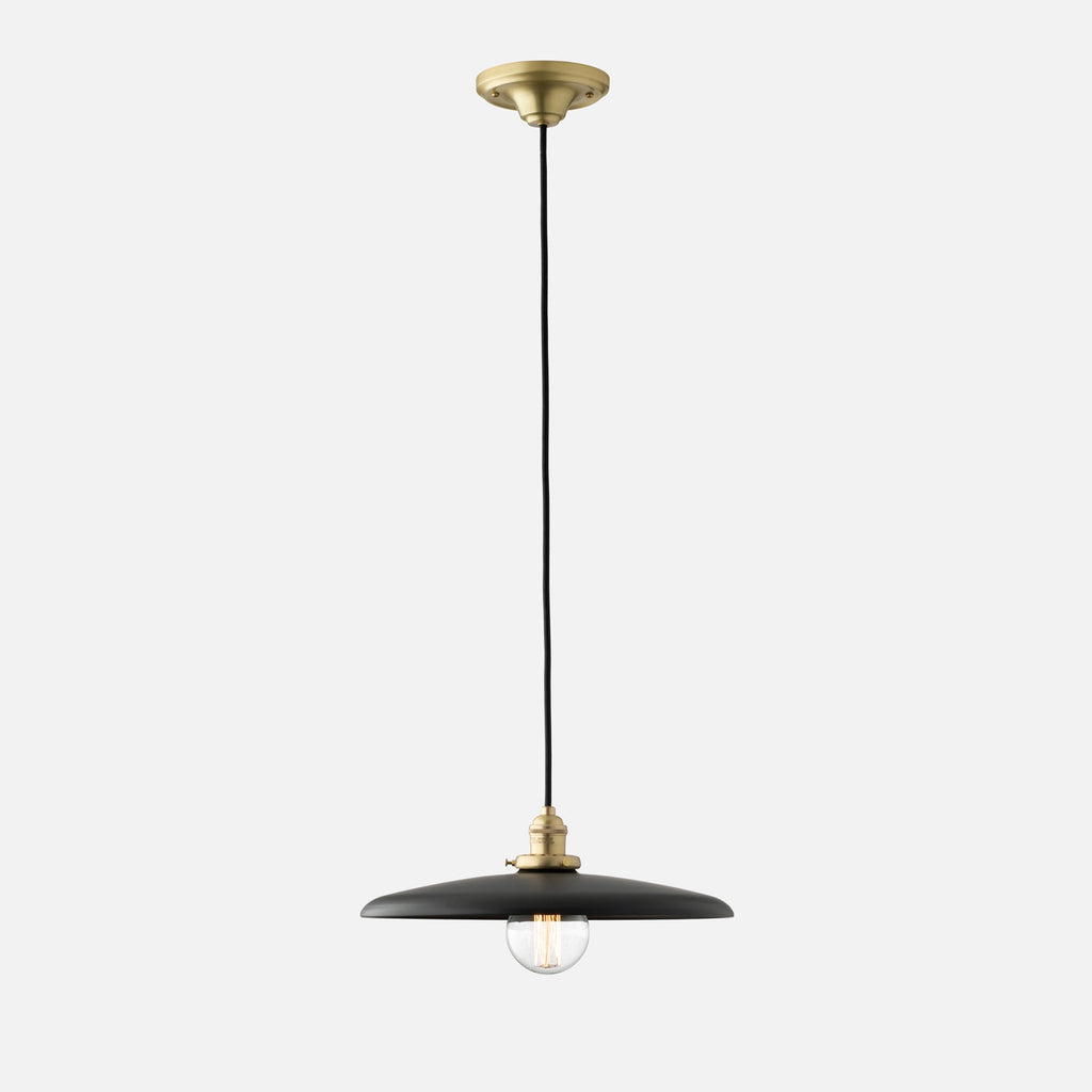 Agnes 2.25" Pendant - Natural Brass