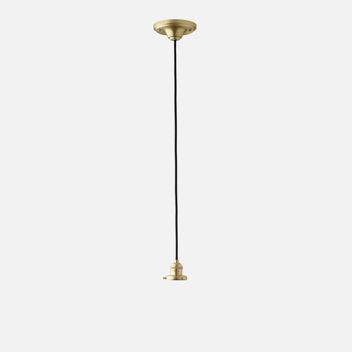 Agnes 2.25" Pendant - Natural Brass