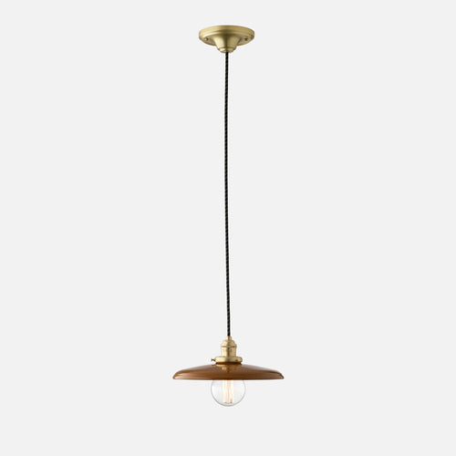 Agnes 2.25" Pendant - Natural Brass