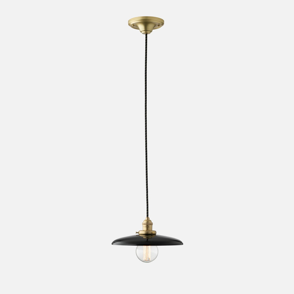 Agnes 2.25" Pendant - Natural Brass