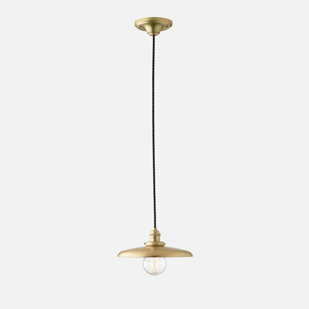 Agnes 2.25" Pendant - Natural Brass