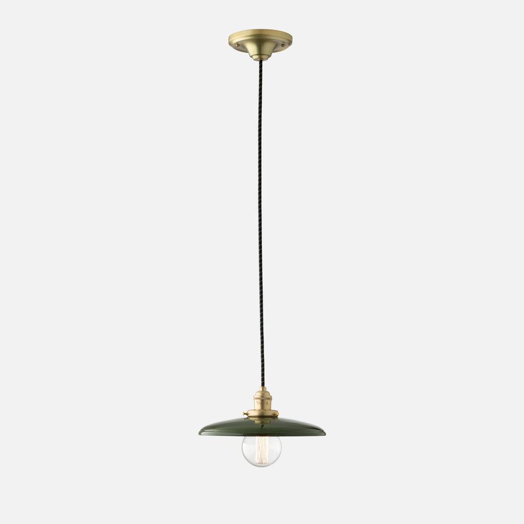 Agnes 2.25" Pendant - Natural Brass