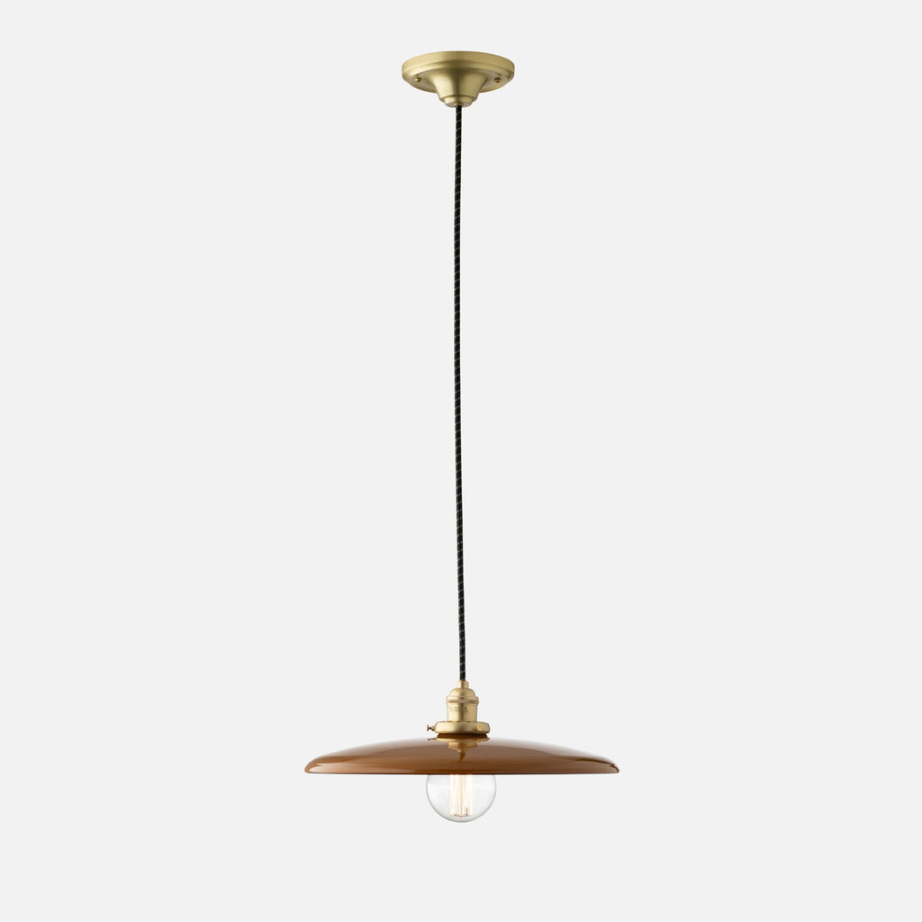Agnes 2.25" Pendant - Natural Brass