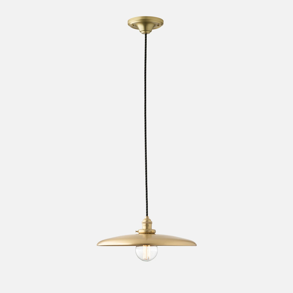 Agnes 2.25" Pendant - Natural Brass