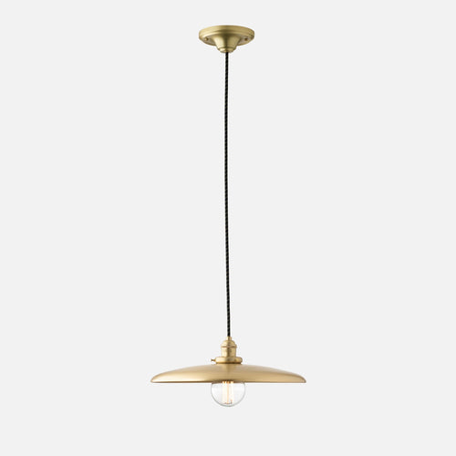 Agnes 2.25" Pendant - Natural Brass