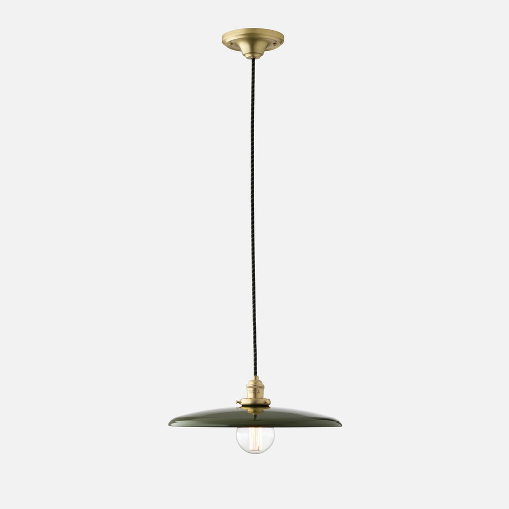 Agnes 2.25" Pendant - Natural Brass
