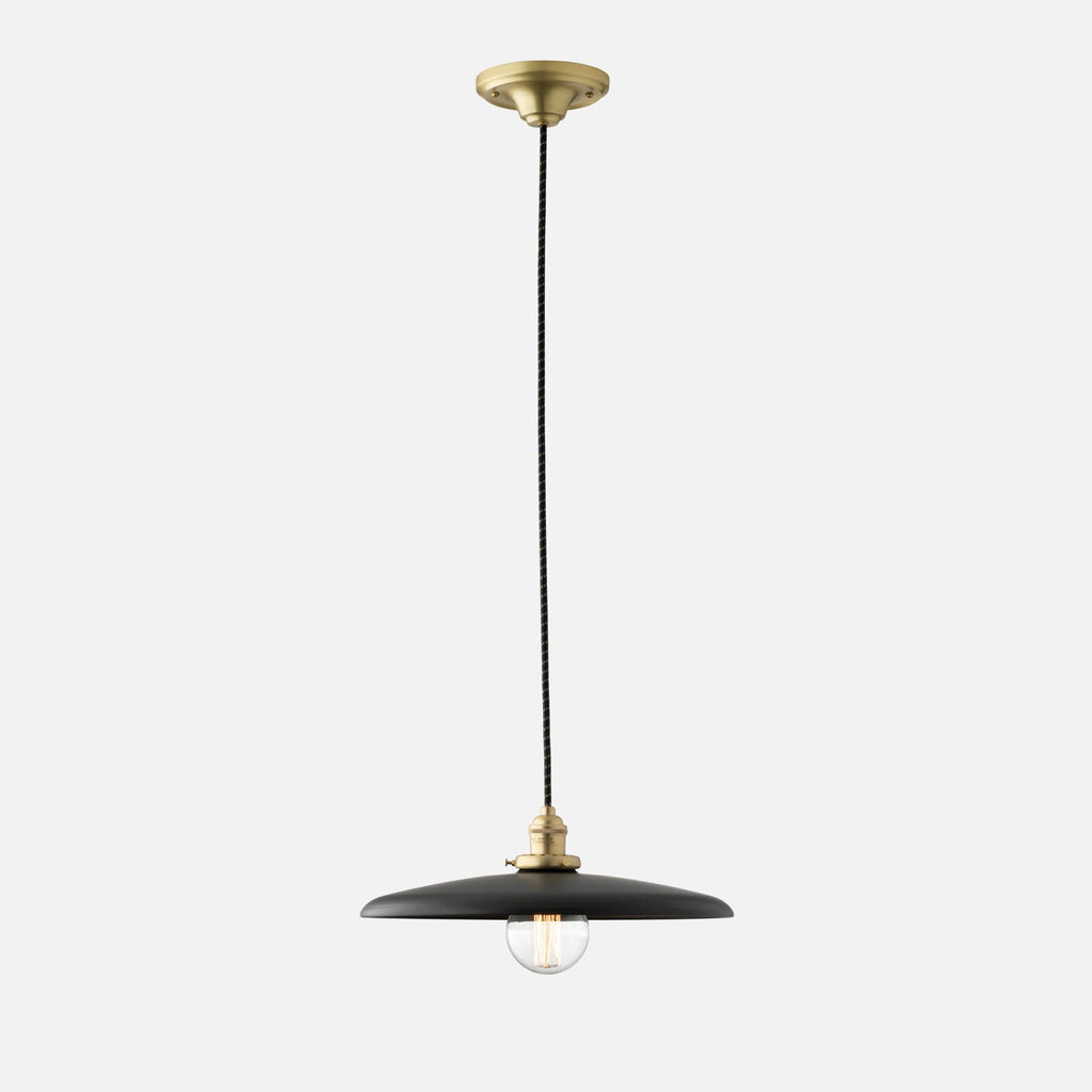 Agnes 2.25" Pendant - Natural Brass