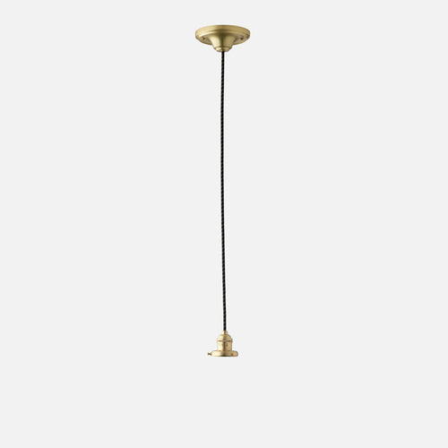 Agnes 2.25" Pendant - Natural Brass