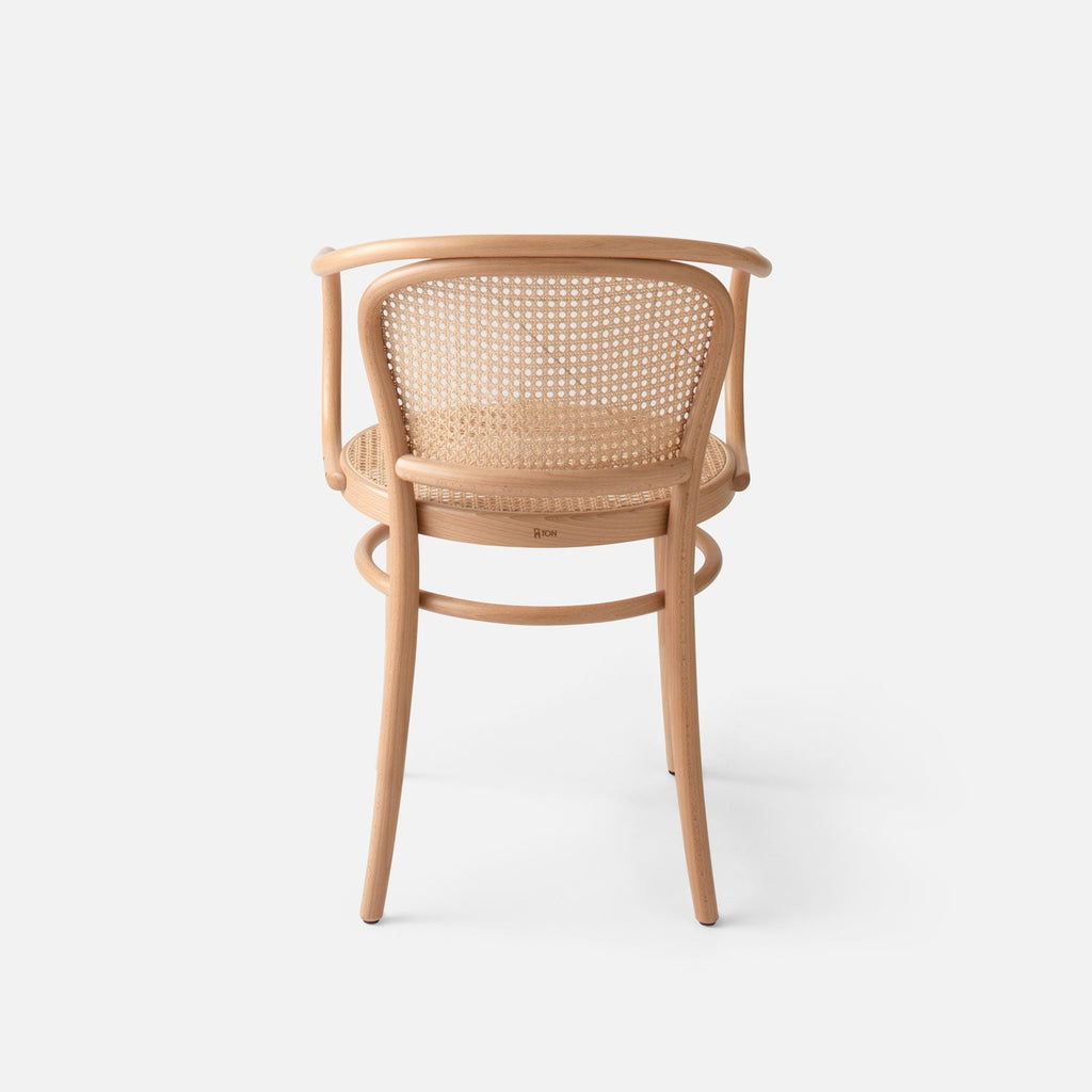 TON 33 Bentwood Caned Armchair