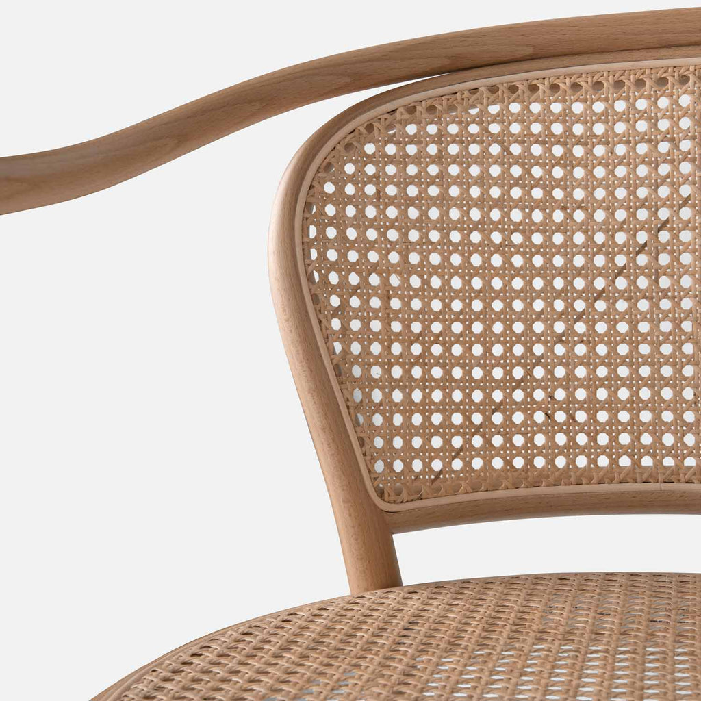 TON 33 Bentwood Caned Armchair