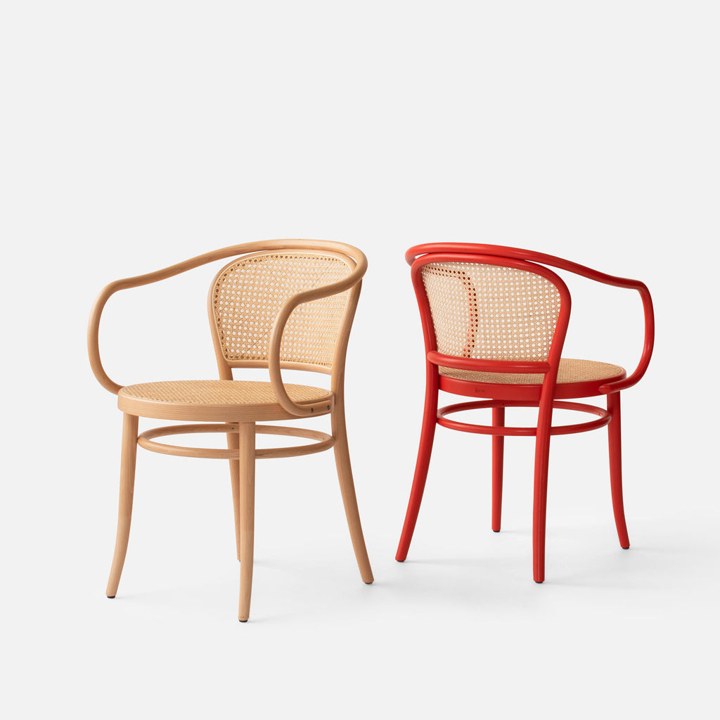 TON 33 Bentwood Caned Armchair