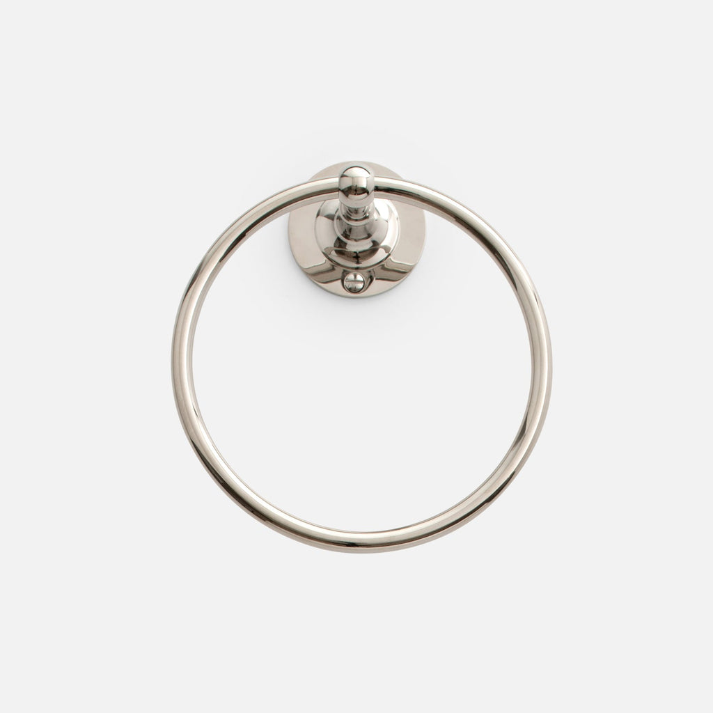 Bristol Towel Ring::Polished Nickel::main