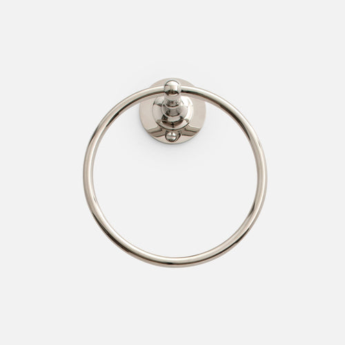 Bristol Towel Ring::Polished Nickel::main