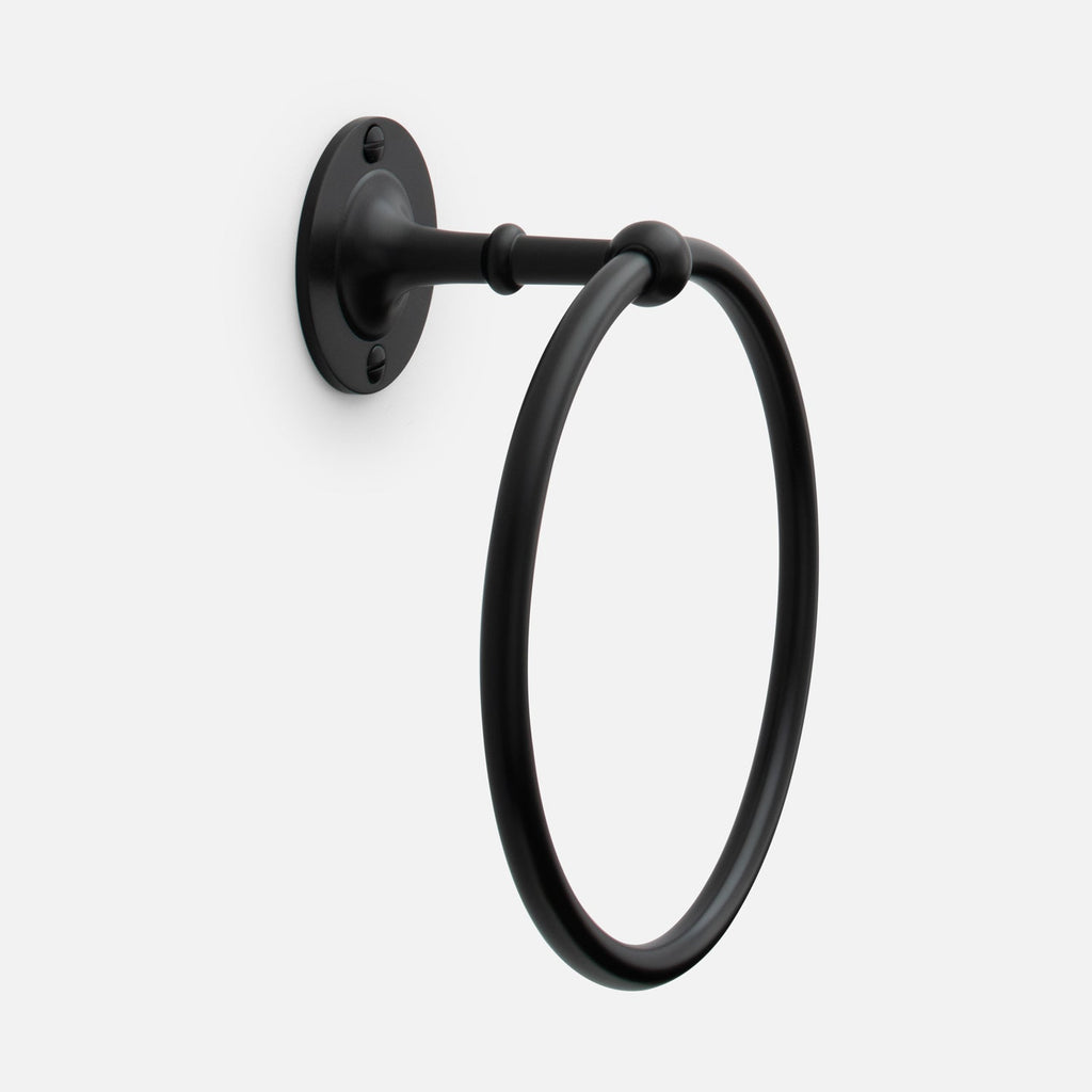 Bristol Towel Ring::True Black::hover