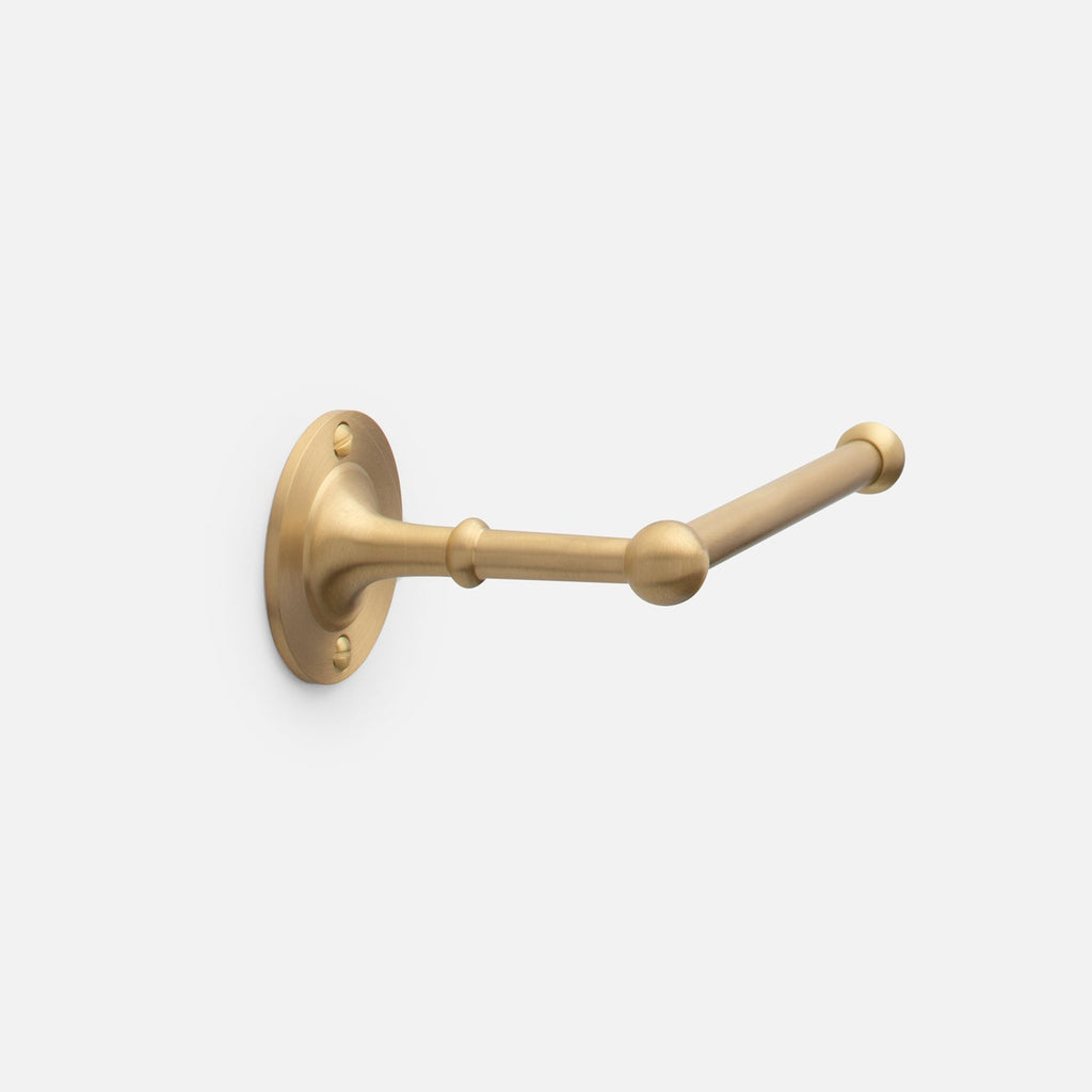 Bristol Tissue Holder::natural brass::hover