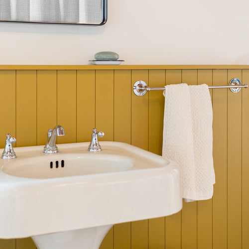 Bristol Towel Rod::Natural Brass::Hover