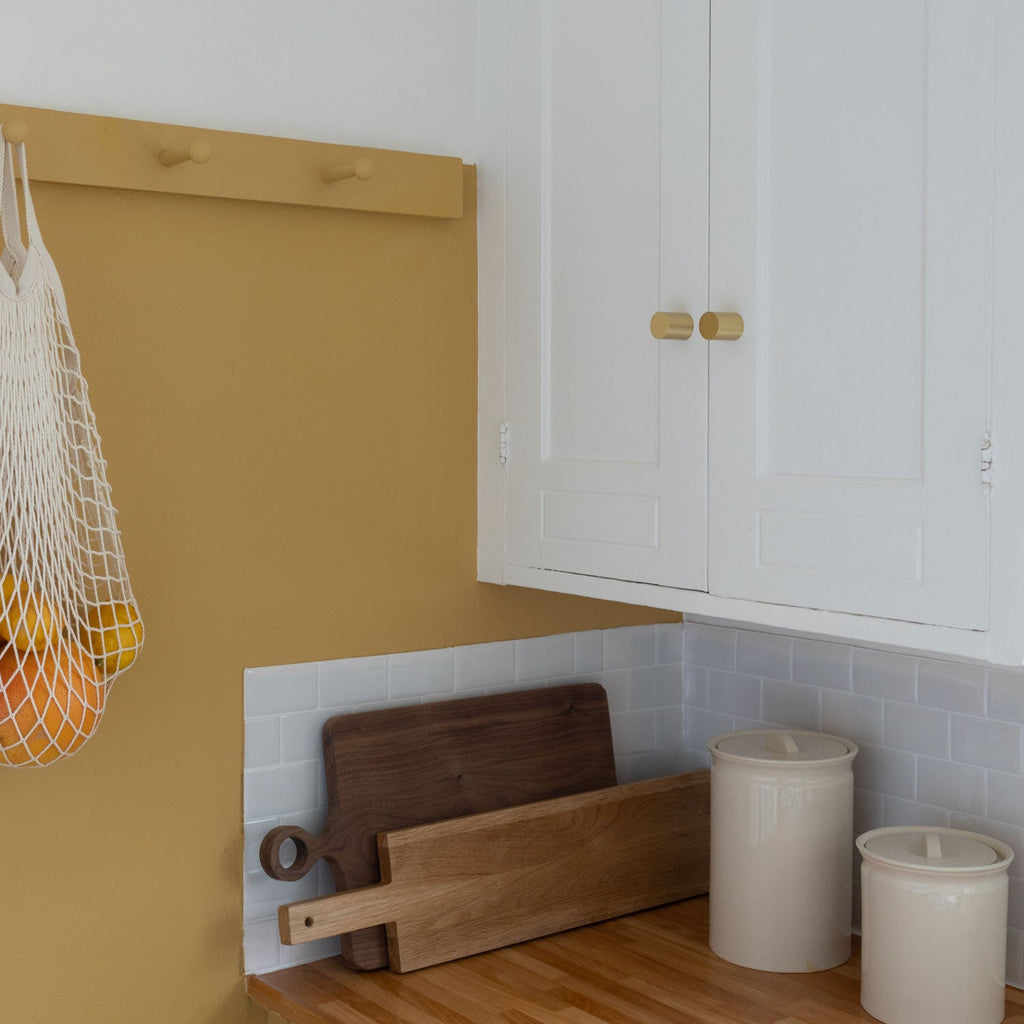 Cove Knob::Natural Brass::Hover