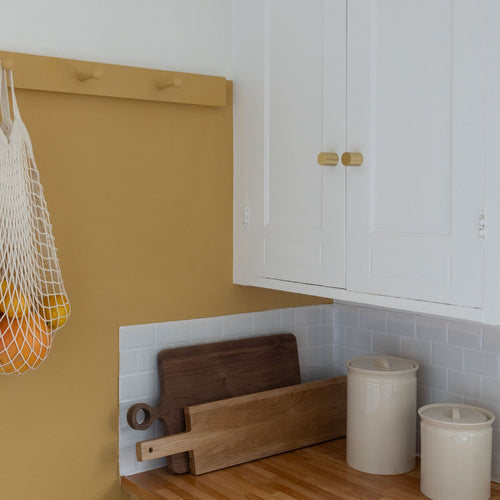 Cove Knob::Natural Brass::Hover