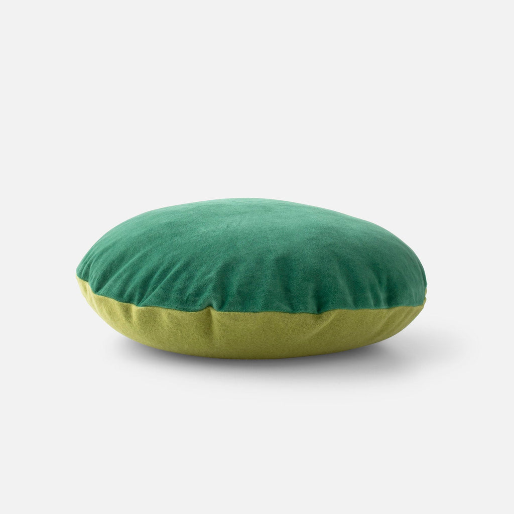 Velvet + Wool Circle Pillow