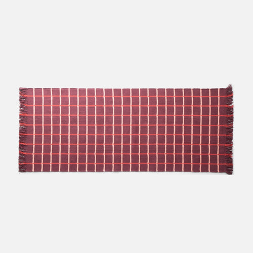 Cotton Grid Flatweave Rug