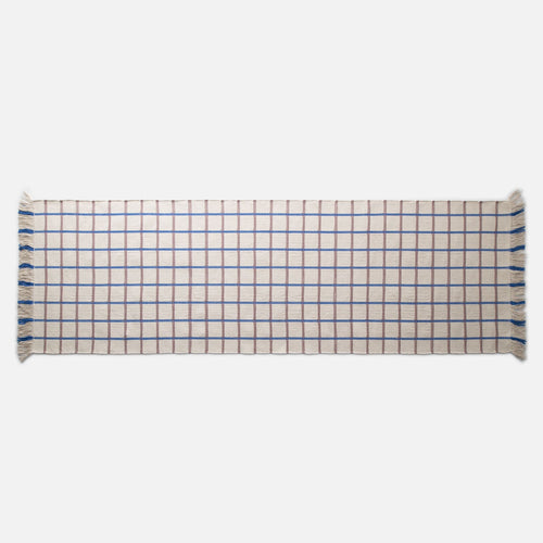 Cotton Grid Flatweave Rug