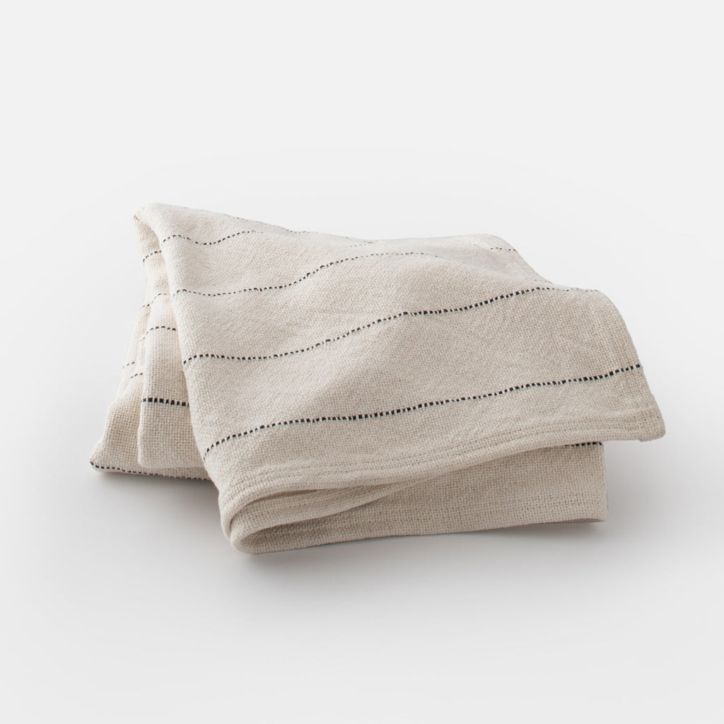 Cotton Pinstripe Throw