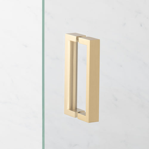Edgecliff Shower Handle Set::Natural Brass::Main