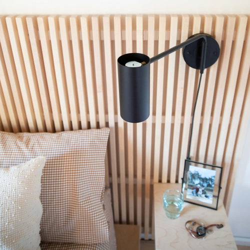 Envoy Swing Plug-In Sconce::true black::hover