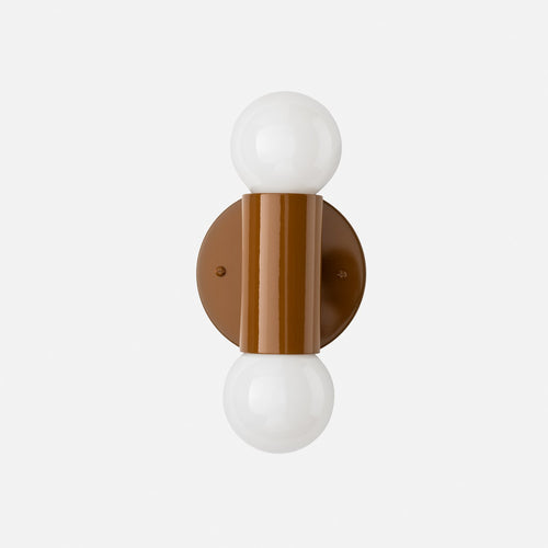 Cylinder Double Sconce