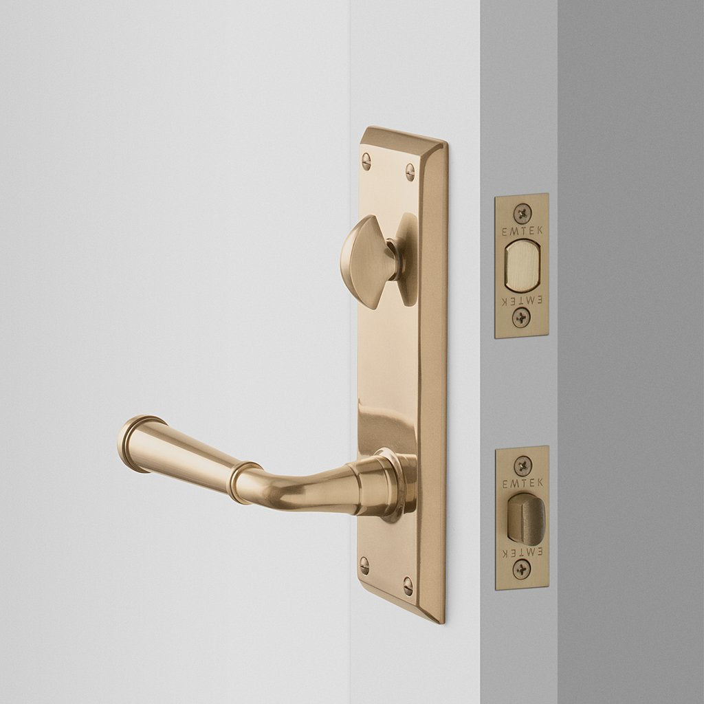 Freeport Large Door Set with Abbott Lever - Antique Brass