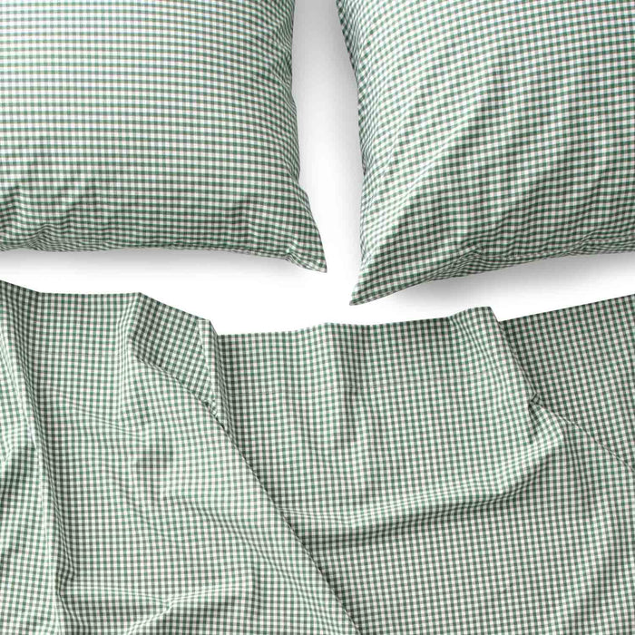 Gingham Percale Sheet Set
